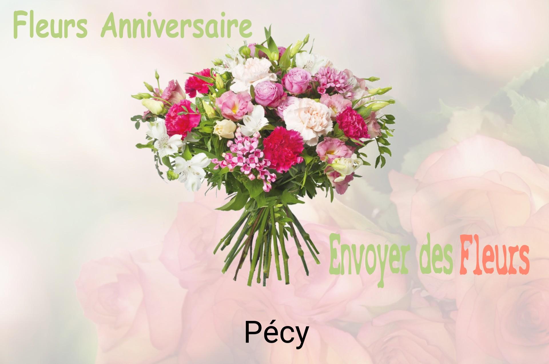 Bouquet de fleurs d’anniversaire livré à Pécy